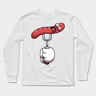 Sausage On Vork Long Sleeve T-Shirt